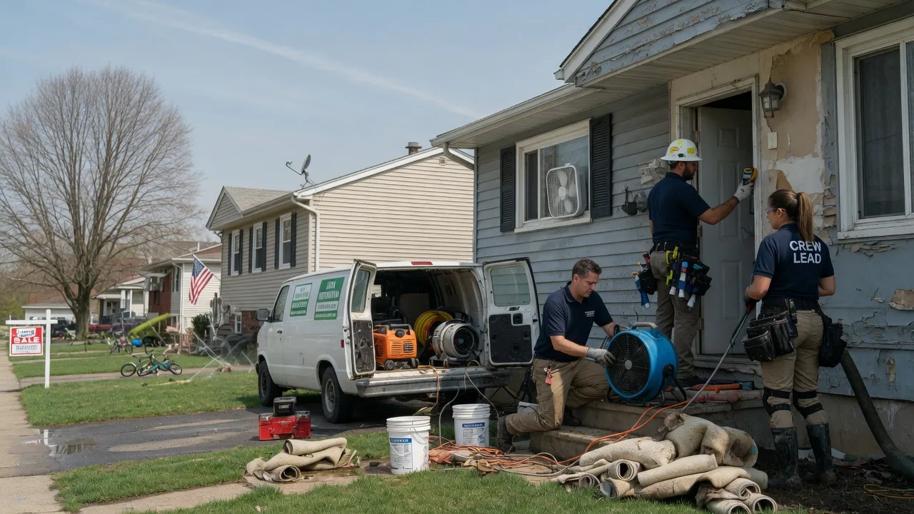 Flood Cleanup in Rentiesville, OK near me